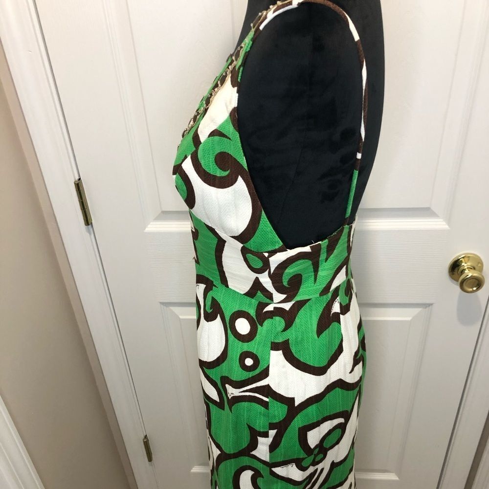 Milly of New York jeweled cocktail dress size 10 - Picture 9 of 13